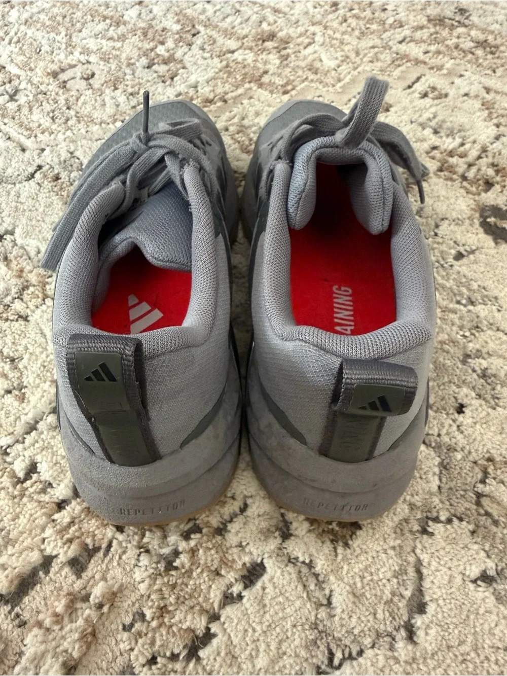 adidas Men's Gray Athletic Training Shoes